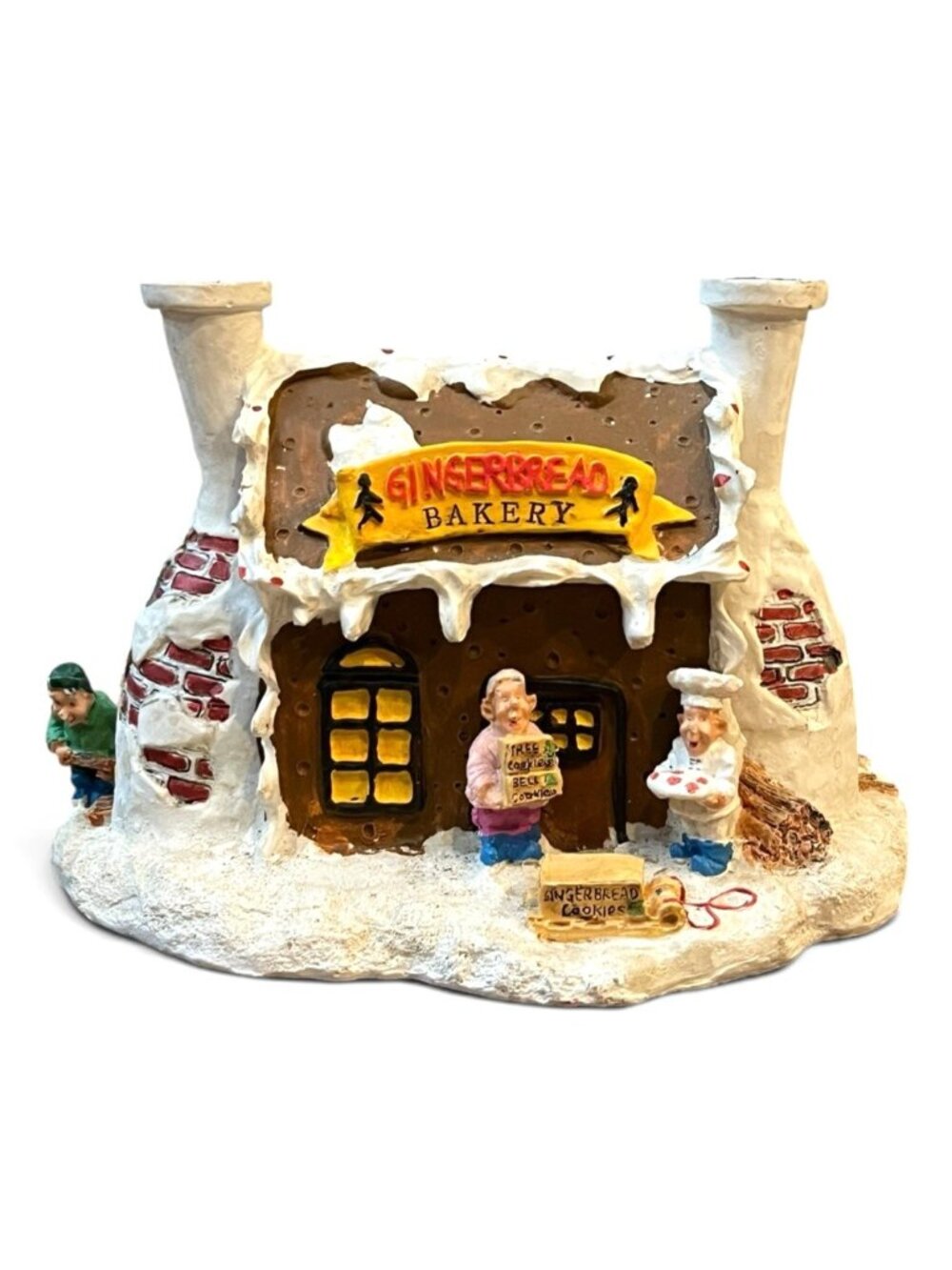Santas Town At the North Pole Gingerbread Bakery Christmas Village House